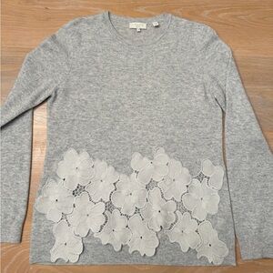 Ted Baker Heather Gray Knit Top